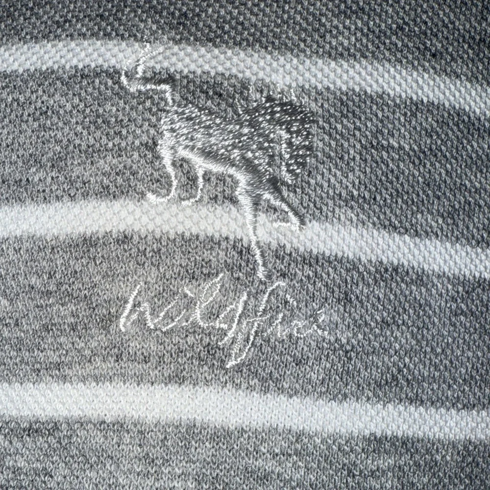 Polo Golf Ralph Lauren XL Gray Striped Wildfire Quarter Zip Water-Repellent